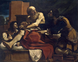 Jacob segnet die Söhne Josephs - Guercino — Ansicht des Kunstwerks
