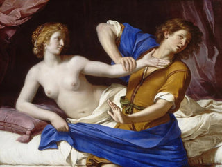Joseph und die Frau des Potiphar - Guercino — Ansicht des Kunstwerks