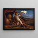 L'Virtuose Liebe - Guercino — gerahmtes Bild an der Wand