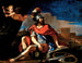 Mars mit Cupido - Guercino — Ansicht des Kunstwerks