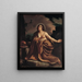 Madeleine pénitente - Guercino — gerahmtes Bild an der Wand