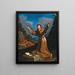 Saint François recevant les stigmates - Guercino — gerahmtes Bild an der Wand