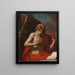 Saint Jérôme - Guercino — gerahmtes Bild an der Wand