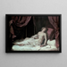 La Mort de Cléopâtre - Guercino — gerahmtes Bild an der Wand
