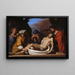 La Mise au tombeau - Guercino — gerahmtes Bild an der Wand