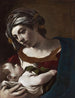 Jungfrau mit Kind - Guercino — Ansicht des Kunstwerks