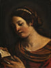 Junge Frau liest - Guercino — Ansicht des Kunstwerks