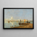 Lagune - Guglielmo Ciardi — gerahmtes Bild an der Wand