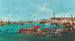 Der Bucintoro mit der Kirche von San Nicol al Lido, Venedig, Kopie - Guglielmo Da Re — Ansicht des Kunstwerks