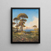 La baie de Naples vue depuis Posillipo - Guglielmo Giusti — gerahmtes Bild an der Wand