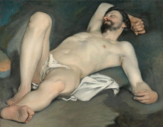 Nacktes männliches liegendes - Guido Cagnacci — Ansicht des Kunstwerks