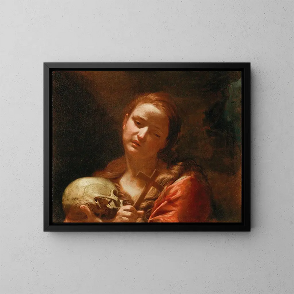 La Madeleine pénitente - Guido Cagnacci — gerahmtes Bild an der Wand