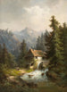 Wassermühle in den Bergen - Guido Hampe — Ansicht des Kunstwerks