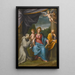 Sainte Famille avec Saint François - Guido Reni — gerahmtes Bild an der Wand