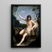 Saint Jean-Baptiste dans le désert - Guido Reni — gerahmtes Bild an der Wand