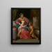 Jungfrau mit Kind mit Johannes dem Täufer - Guido Reni — gerahmtes Bild an der Wand