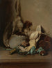 Stillleben mit Taube und Pulverhorn - Guillaume Anne van der Brugghen — Ansicht des Kunstwerks