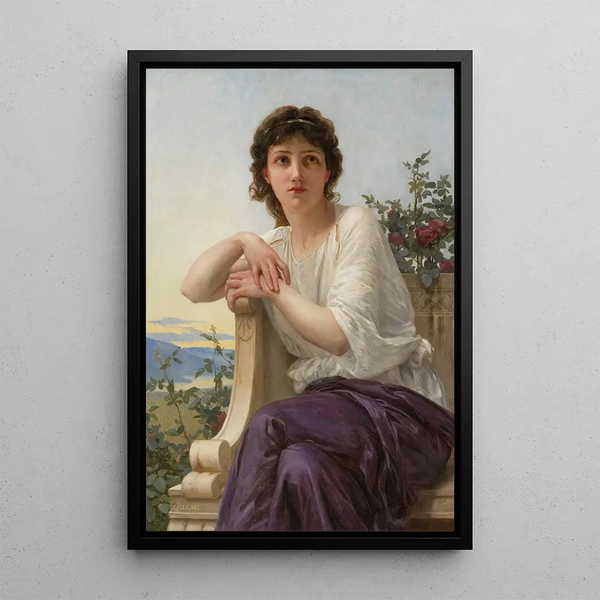 Kontemplation - Guillaume Seignac — gerahmtes Bild an der Wand