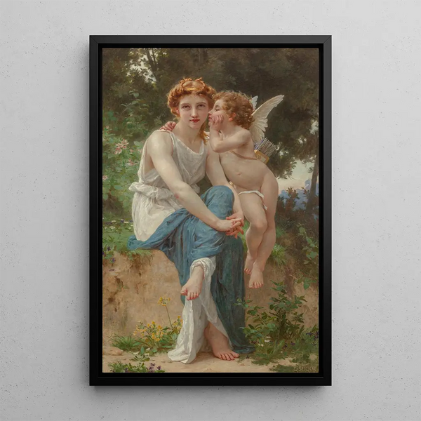Der Liebesgeheimnis - Guillaume Seignac — gerahmtes Bild an der Wand