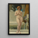 Psyché an der Fontäne - Guillaume Seignac — gerahmtes Bild an der Wand