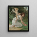 Venus und Amor - Guillaume Seignac — gerahmtes Bild an der Wand