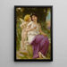 Venus und die Liebe - Guillaume Seignac — gerahmtes Bild an der Wand