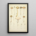 Naturgeschichte der Pilze Pl22 - Guillaume Sicard — gerahmtes Bild an der Wand