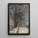 Schneelandschaft - Guillaume Vogels — gerahmtes Bild an der Wand
