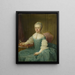 Portrait einer Dame der Familie van de Poll, vielleicht Anna Maria Dedel, Ehefrau von Jan van de Poll - Guillaume de Spinny — gerahmtes Bild an der Wand
