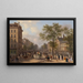 Le boulevard des Italiens, Paris - Giuseppe Canella — gerahmtes Bild an der Wand
