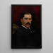 Portrait des Barons Delort De Glon - Gunnar Berndtson — gerahmtes Bild an der Wand