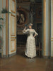 Die Frau mit dem Vogel im Château de Maisons-Laffitte - Gunnar Berndtson — Ansicht des Kunstwerks