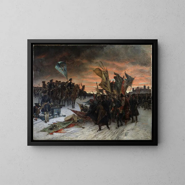 Narva - Gustaf Cederström — gerahmtes Bild an der Wand