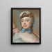Comtesse Ulrika Charlotta Sprengtporten - Gustaf Lundberg — gerahmtes Bild an der Wand