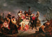 Der Aufbruch nach Amerika oder das Einsteigen auf die Mayflower - Gustaf Wappers — Ansicht des Kunstwerks