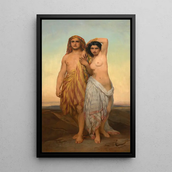 La Sulamite - Gustaf Wappers — gerahmtes Bild an der Wand