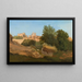 Vue d'Ariccia - Gustaf Wilhelm Palm — gerahmtes Bild an der Wand