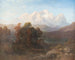 Panorama alpin mit Bergsee - Gustav Adolf Horst — Ansicht des Kunstwerks