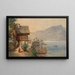 Hallstatt - Gustav Barbarini — gerahmtes Bild an der Wand