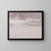 Frischer Schnee gefallen - Gustav Fjstad — gerahmtes Bild an der Wand
