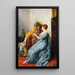Dame im Boudoir - Gustav Holweg-Glantschnigg — gerahmtes Bild an der Wand