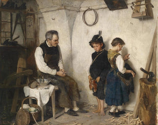 Le pot cassé - Gustav Igler — Ansicht des Kunstwerks