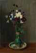 Ancolies et œillets dans un vase vert - Gustav Kampmann — Ansicht des Kunstwerks