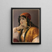 Odalisque - Gustav Karl Ludwig Richter — gerahmtes Bild an der Wand