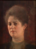 Portrait einer unbekannten Frau Mme Heymann - Gustav Klimt — Ansicht des Kunstwerks
