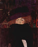 Dame mit Hut und Federboa - Gustav Klimt — Ansicht des Kunstwerks