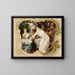 Studie für das städtische Theater Karlsbad - Gustav Klimt — gerahmtes Bild an der Wand