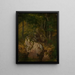 Waldinneres - Gustav Osterroht — gerahmtes Bild an der Wand