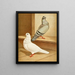 C. bubo media - Gustav Prütz — gerahmtes Bild an der Wand