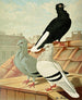 Mädchen mit weißem Schwanz stickend - Gustav Prütz — Ansicht des Kunstwerks